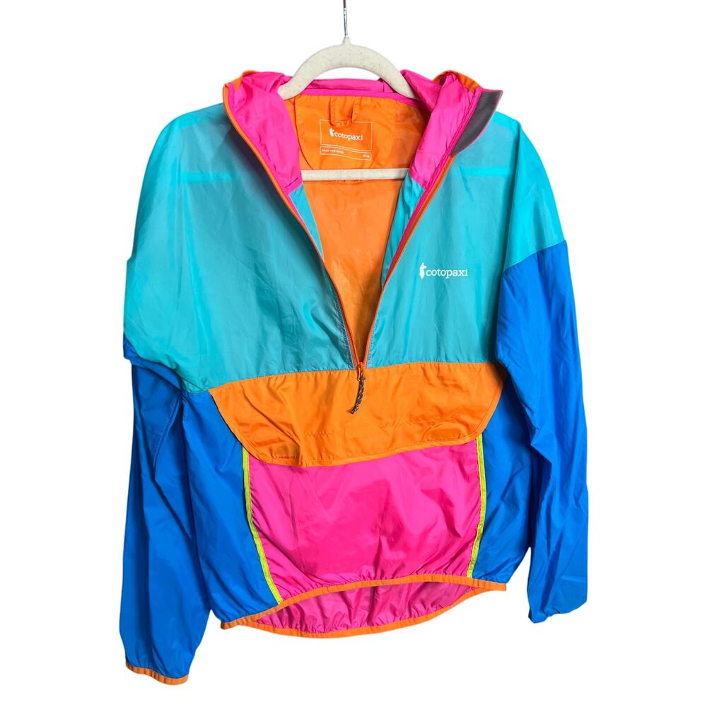 Cotopaxi Jacket Womens XS Teca Hooded Windbreaker Lightweight Waterproof Retro